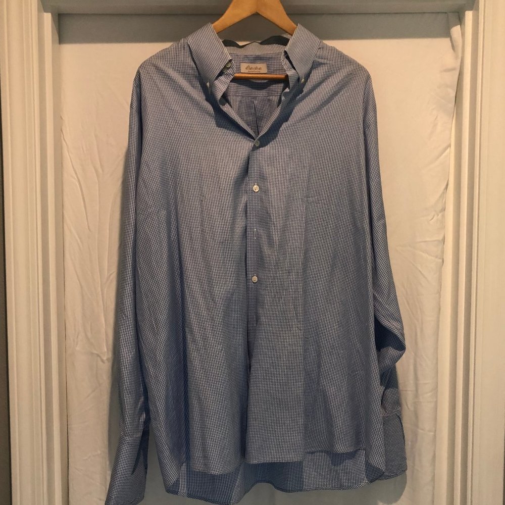 Elevee Long Sleeve Checkered Button Down